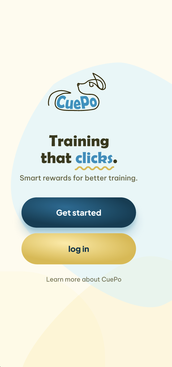 CuePo app screen 1